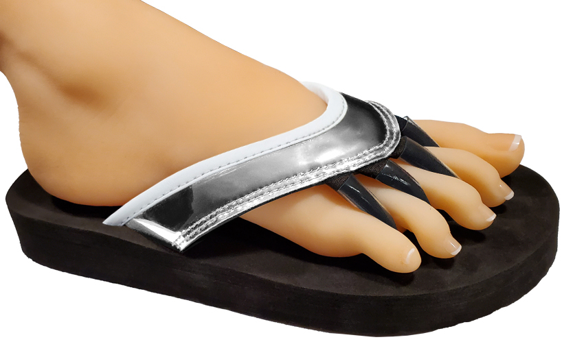 Yoga Sandals® Silver White Chandra (NEW)